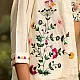 shop Hand Embroidered Chanderi -  Jacket, Blouse & Paired Pant (Set of 3)