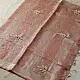 shop Linen Saree - Hand Embroidered - Light Orange
