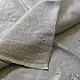 shop Linen Saree - Hand Embroidered - Silvery White