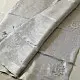 shop Linen Saree - Hand Embroidered - Silvery White