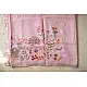 shop Handloom Linen Saree - Hand Embroidered  - Baby Pink Color