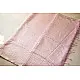 shop Handloom Linen Saree - Hand Embroidered  - Baby Pink Color