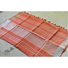 Kopal ❂ Handloom Linen Saree ❂ 1