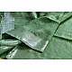 handloom linen saree - grey green color