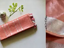 Kopal ❂ Handloom Linen Saree ❂ 1