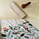 shop Handloom Tissue Linen White Saree - Hand Embroidery