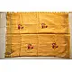 shop Handloom Linen Saree - Hand Embroidered