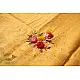 shop Handloom Linen Saree - Hand Embroidered