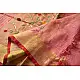 shop Handloom Linen Saree - Hand Embroidered
