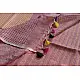 Tissue linen handloom embroidered saree