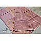 Tissue linen handloom embroidered saree