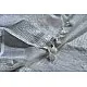  Hand Embroidered White Silver Linen Handloom Saree 