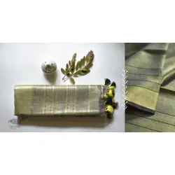 Kopal | Handloom Tissue Linen Saree ~ 10