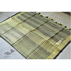 Kopal | Handloom Tissue Linen Saree ~ 10