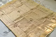 Kopal | Handloom Hand Embroidered Linen Saree ~ 2
