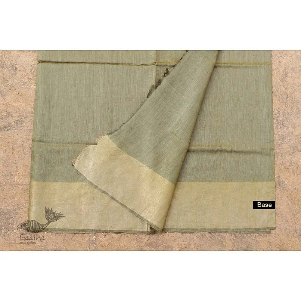 वैशाली ❂ Bhagalpuri Ghicha Raw Silk Saree  ❂ 34