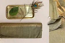 वैशाली ❂ Bhagalpuri Ghicha Raw Silk Saree  ❂ 34