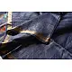 shop Handloom Silk Linen Blue Saree Embroidered
