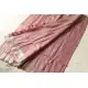 shop Handloom Tissue Linen Light Magenta Saree With Hand Embroidered