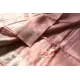 shop Handloom Tissue Linen Light Magenta Saree With Hand Embroidered