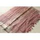 shop Handloom Tissue Linen Light Magenta Saree With Hand Embroidered