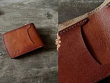 रिक्त . Rikt ~ Ginger Mini Leather Wallet