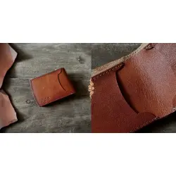 रिक्त . Rikt ~ Ginger Mini Leather Wallet