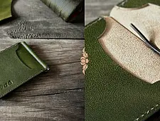 रिक्त . Rikt ~ Olive Money Clipper Wallet