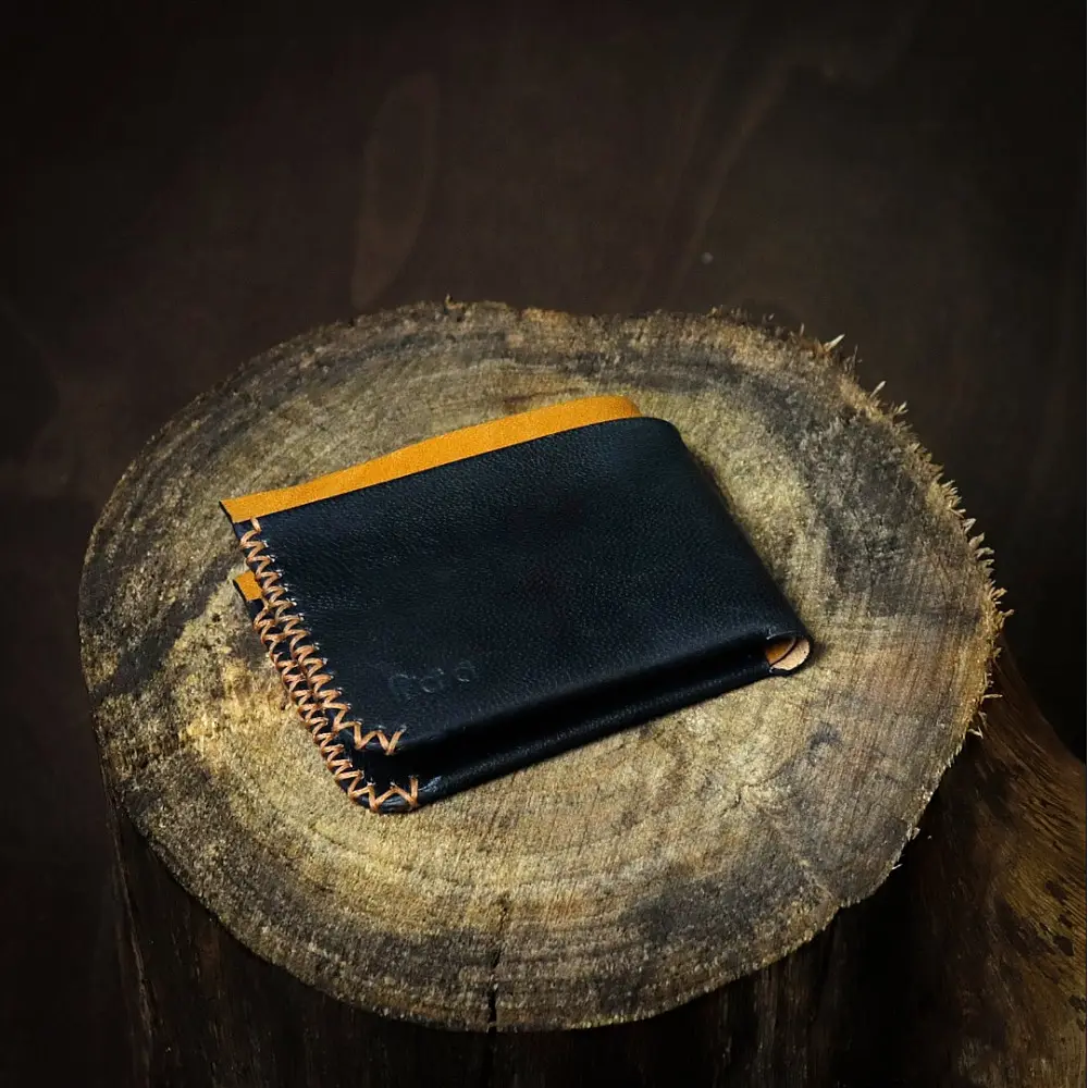 shop Leather ~ Classic Wallet - Indigo