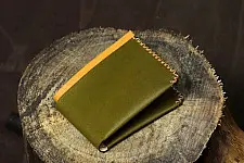 रिक्त . Rikt | Leather ~ Classic Wallet - Olive