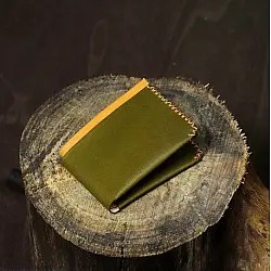 रिक्त . Rikt | Leather ~ Classic Wallet - Olive