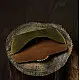 shop Leather ~  Sunglass Case - Olive