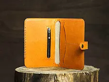 रिक्त . Rikt | Leather ~  Travel Wallet - Wine