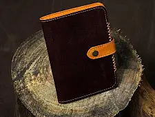 रिक्त . Rikt | Leather ~  Travel Wallet - Wine