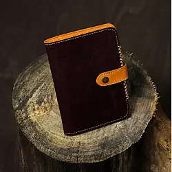 रिक्त . Rikt | Leather ~  Travel Wallet - Wine