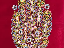 Art from Banni ~ Rogan Art Painting ( 10 x 6 inch ) - B