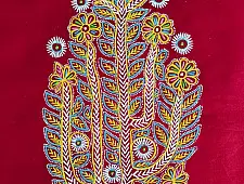 Art from Banni ~ Rogan Art Painting ( 10 x 6 inch ) - B