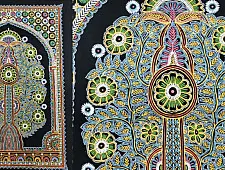 Art from Banni ~ Rogan Art Painting ( 20" X 14" ) - E