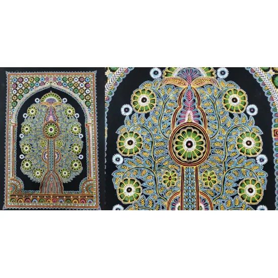 shop rogan art painting from gujarat - tree of life