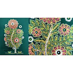 Art from Banni ~ Rogan Art Painting ( 10" X 6" ) - A