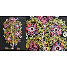 Art from Banni ~ Rogan Art Painting ( 10" X 6" ) - E