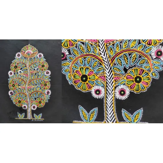 shop rogan art painting from gujarat -tree-of-life