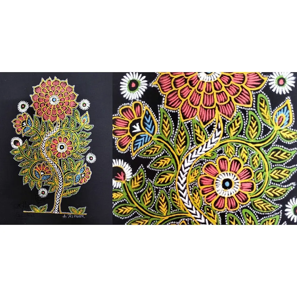 shop rogan art painting from gujarat - Sunflower