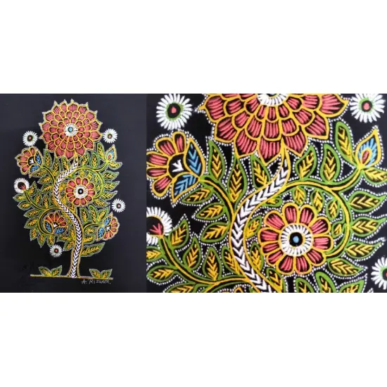 shop rogan art painting from gujarat - Sunflower