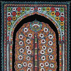 Art from Banni ~ Rogan Art Painting ( 15 x 12 inch ) - M