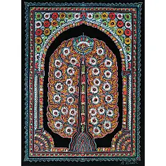 Art from Banni ~ Rogan Art Painting ( 15 x 12 inch ) - M