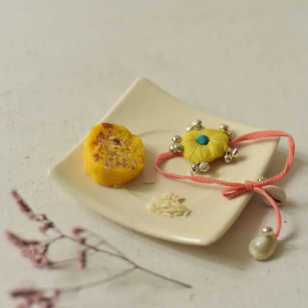 Shop Handmade Bhai Bhabhi Rakhi Set