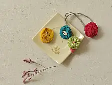 Threads of Tradition | Bhai & Bhabhi Rakhi Set ( Set of Two)