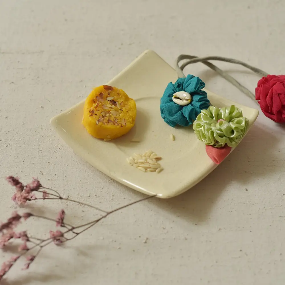 Shop Handmade Bhai Bhabhi Rakhi Set