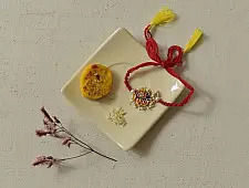 Threads of Tradition | Bhai Bhabhi Rakhi Set - A